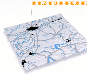 3d view of Hunhezhanchaoxianzuxiang