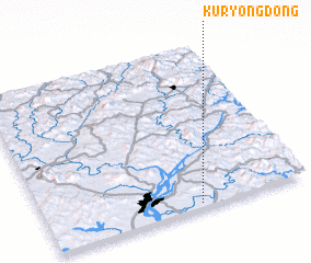 3d view of Kuryong-dong