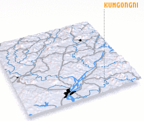 3d view of Kŭmgong-ni