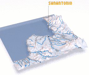 3d view of San Antonio