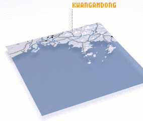 3d view of Kwangam-dong