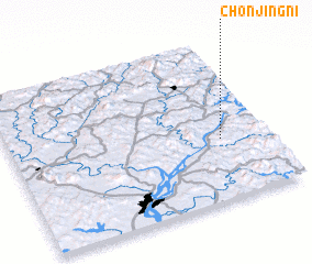 3d view of Chŏnjing-ni