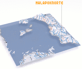 3d view of Malapok Norte