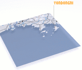 3d view of Yŏndong-ni