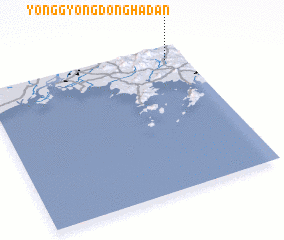 3d view of Yonggyŏngdong-Hadan