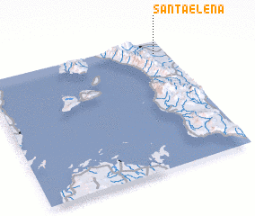 3d view of Santa Elena