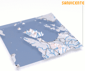 3d view of San Vicente