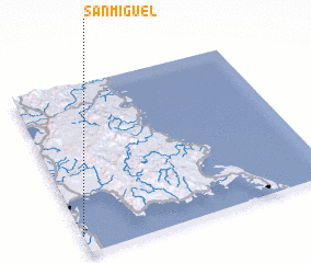 3d view of San Miguel