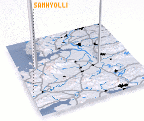 3d view of Samhyŏl-li