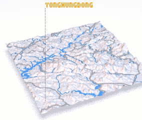 3d view of Yonghŭng-dong