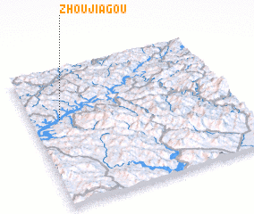 3d view of Zhoujiagou