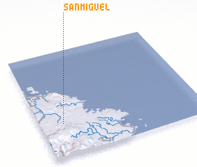 3d view of San Miguel