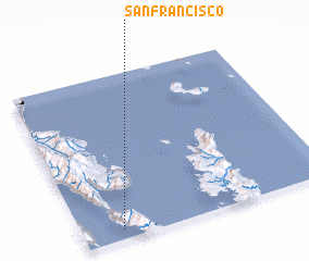 3d view of San Francisco