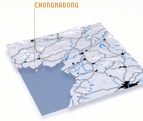 3d view of Chongma-dong