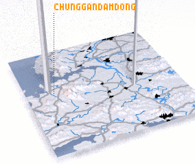 3d view of Chunggandam-dong