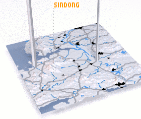 3d view of Sin-dong