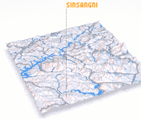 3d view of Sinsang-ni