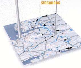 3d view of Sinsa-dong