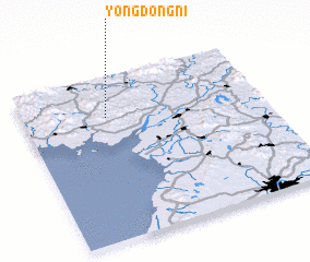 3d view of Yongdŏng-ni