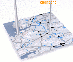 3d view of Chŏn-dong