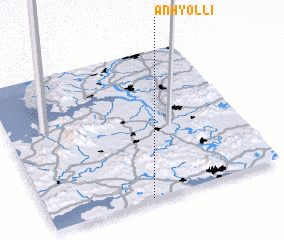 3d view of Anhyŏl-li