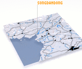 3d view of Songdam-dong