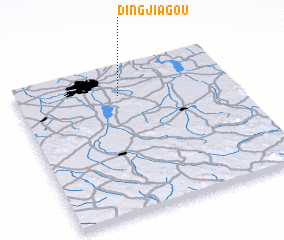 3d view of Dingjiagou