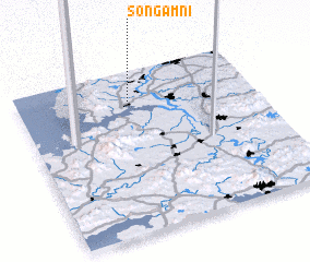 3d view of Sŏngam-ni