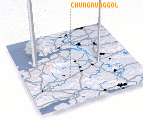 3d view of Chungnŭng-gol