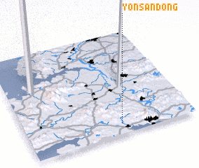 3d view of Yŏnsan-dong