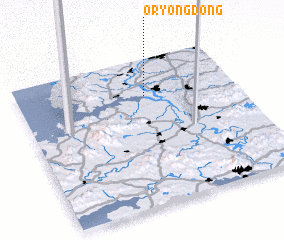 3d view of Oryong-dong