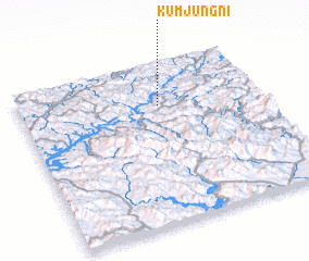 3d view of Kŭmjung-ni