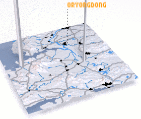 3d view of Oryong-dong