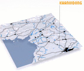 3d view of Kwanŭi-dong