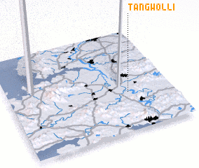 3d view of Tangwŏl-li