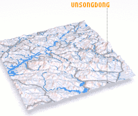 3d view of Unsŏng-dong