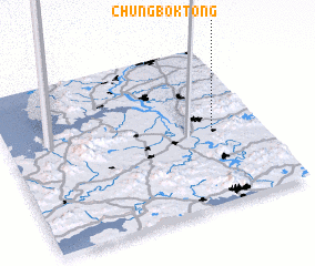 3d view of Chungbok-tong