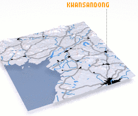 3d view of Kwansan-dong