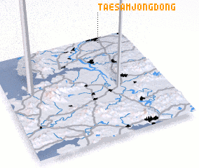 3d view of Taesamjŏng-dong