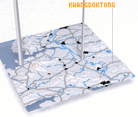 3d view of Kwangdŏk-tong