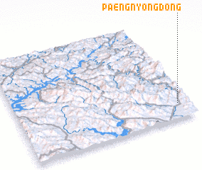 3d view of Paengnyong-dong