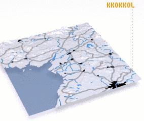 3d view of Kkok-kol