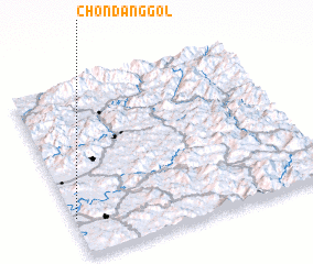 3d view of Chŏndang-gol