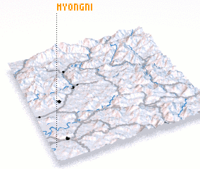 3d view of Myŏng-ni