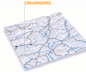 3d view of Chojŏng-dong