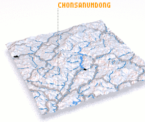 3d view of Chŏnsanŭm-dong