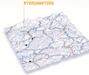 3d view of Myŏnghak-tong