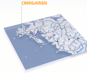 3d view of Chŏngjung-ni