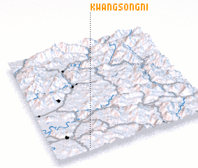 3d view of Kwangsŏng-ni