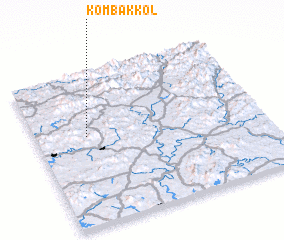 3d view of Kŏmbak-kol